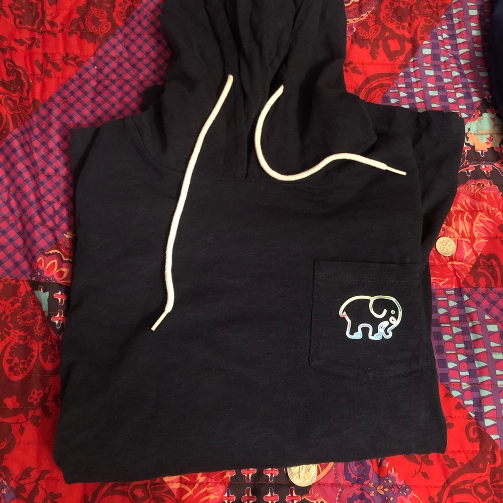 Ivory Ella Tee Shirt Hoodie ✨🐘 DARK BLUE !! 🧵